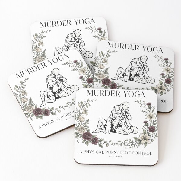 Item preview, Floral Chokehold Aesthetic Murder Yoga BJJ designed and sold by Martial-Art-23.