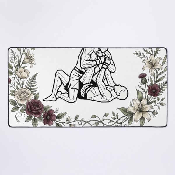 Item preview, Floral Chokehold Aesthetic Murder Yoga BJJ designed and sold by Martial-Art-23.