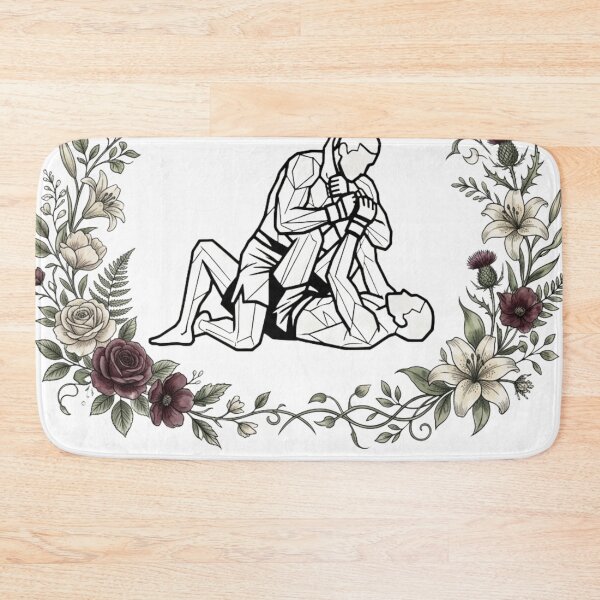 Item preview, Floral Chokehold Aesthetic Murder Yoga BJJ designed and sold by Martial-Art-23.
