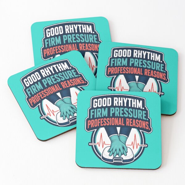 Item preview, Good Rhythm Firm Pressure CPR Paramedic First Aid EMT Humor designed and sold by SVox.