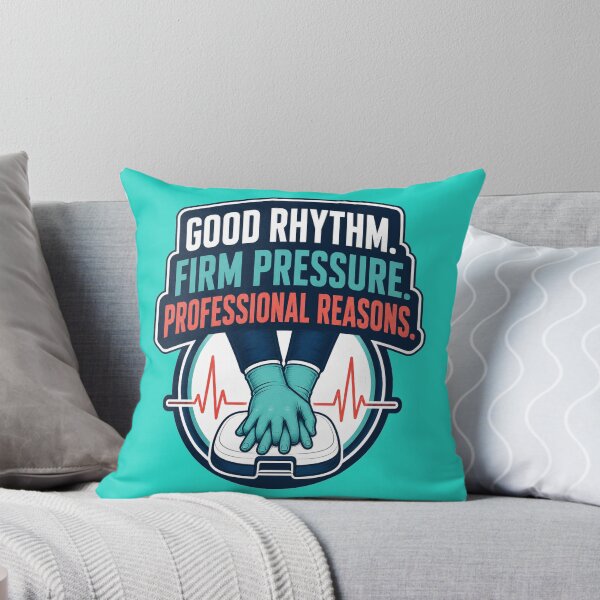 Item preview, Good Rhythm Firm Pressure CPR Paramedic First Aid EMT Humor designed and sold by SVox.