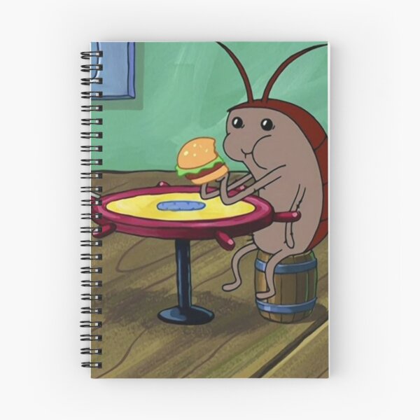 Item preview, Tiny Cockroach Enjoying a Burger Meme Art Print designed and sold by DynamicGrace.