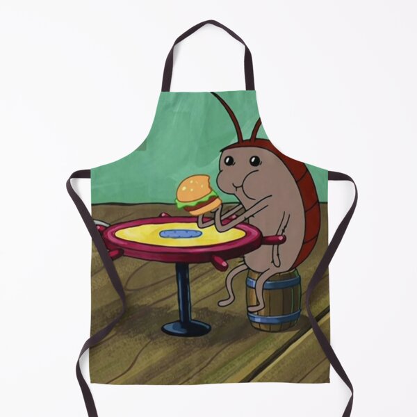Item preview, Tiny Cockroach Enjoying a Burger Meme Art Print designed and sold by DynamicGrace.