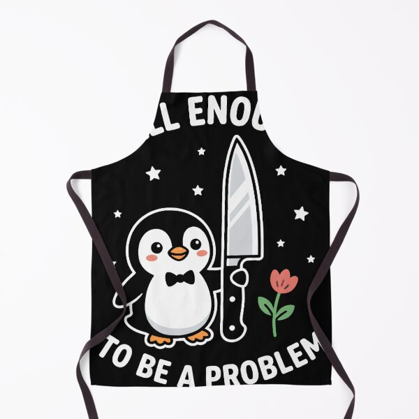 Item preview, Tall Enough To Be A Problem - Funny Penguin Knife Design designed and sold by w66aboo.