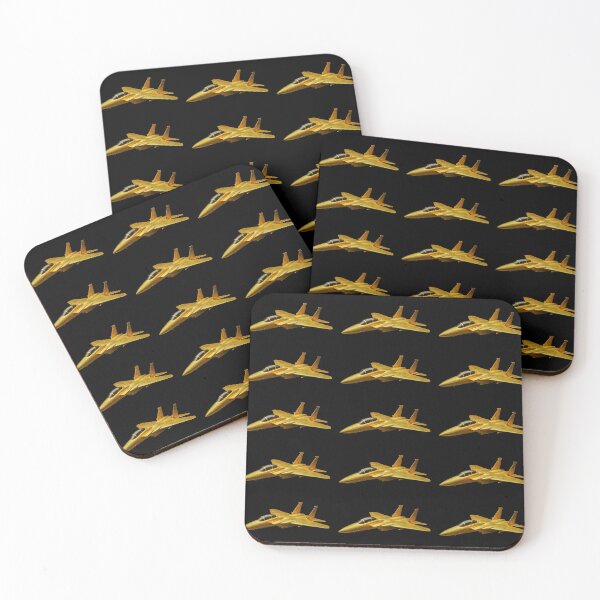 Item preview, Gold Combat Jet polarized glass airplane designed and sold by C3R0.