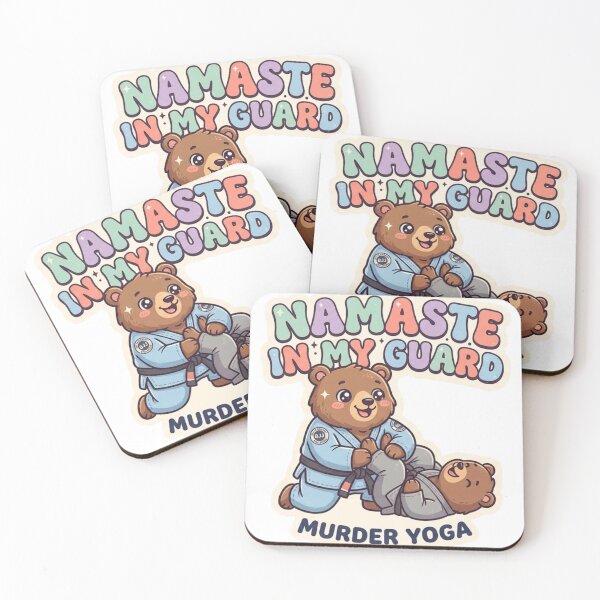 Item preview, Namaste In Guard Funny Murder Yoga BJJ designed and sold by Martial-Art-23.
