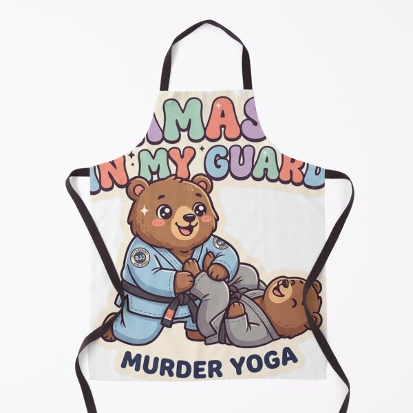 Item preview, Namaste In Guard Funny Murder Yoga BJJ designed and sold by Martial-Art-23.