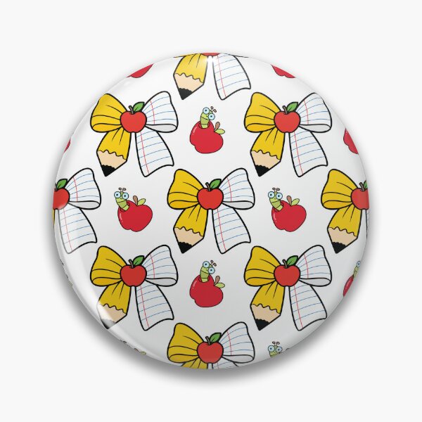 Item preview,  Cute Back to School Pencil Apple Seamless Pattern – Kawaii School Supplies Design designed and sold by BigDigital.