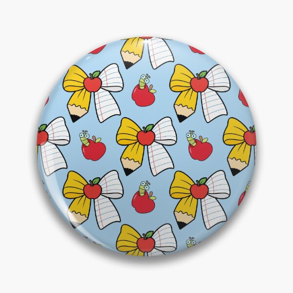 Item preview,  Cute Back to School Pencil Apple Seamless Pattern – Kawaii School Supplies Design designed and sold by BigDigital.
