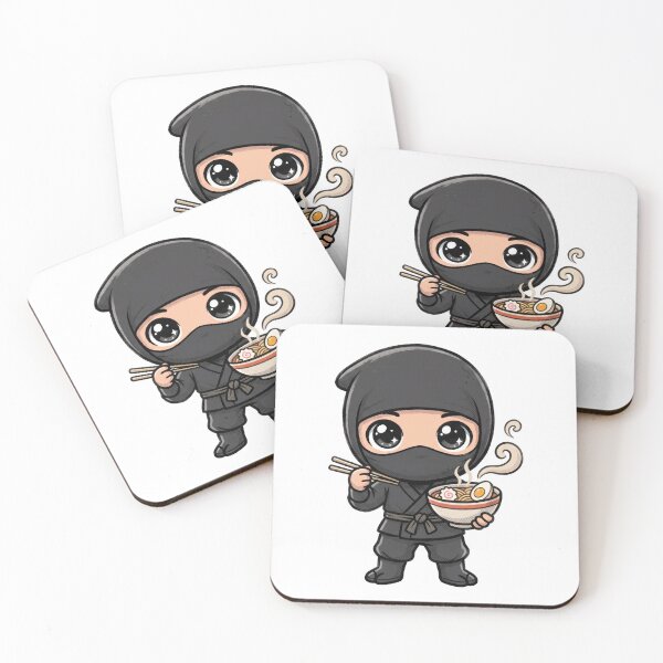 Item preview, Cute Chibi Ninja Eating Ramen designed and sold by VFXguy.