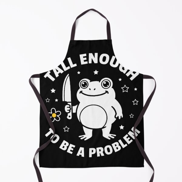 Item preview, Tall Enough To Be A Problem - Funny Frog Knife Design designed and sold by w66aboo.