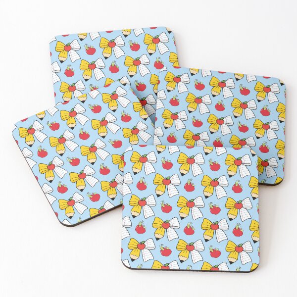 Item preview,  Cute Back to School Pencil Apple Seamless Pattern – Kawaii School Supplies Design designed and sold by BigDigital.