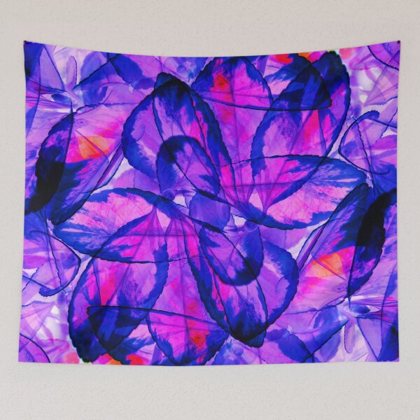 Item preview, Vivid Blue Pink Red Organic Nature designed and sold by Asterisk-a.