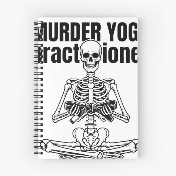 Item preview, Skeleton Lotus Pose Murder Yoga BJJ Design designed and sold by Martial-Art-23.