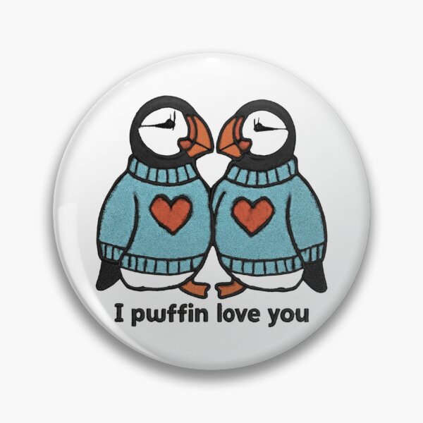 Item preview, I Pwffin Love you - Puffin Pair designed and sold by Captain_Jacks_Cabana .