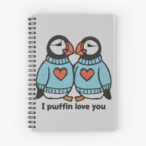 Item preview, I Pwffin Love you - Puffin Pair designed and sold by Captain_Jacks_Cabana .