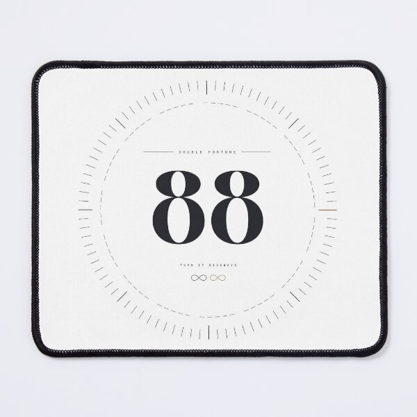 Item preview, 88 Double Fortune Minimalist Number T-Shirt — Light Version designed and sold by TheOddPrints.