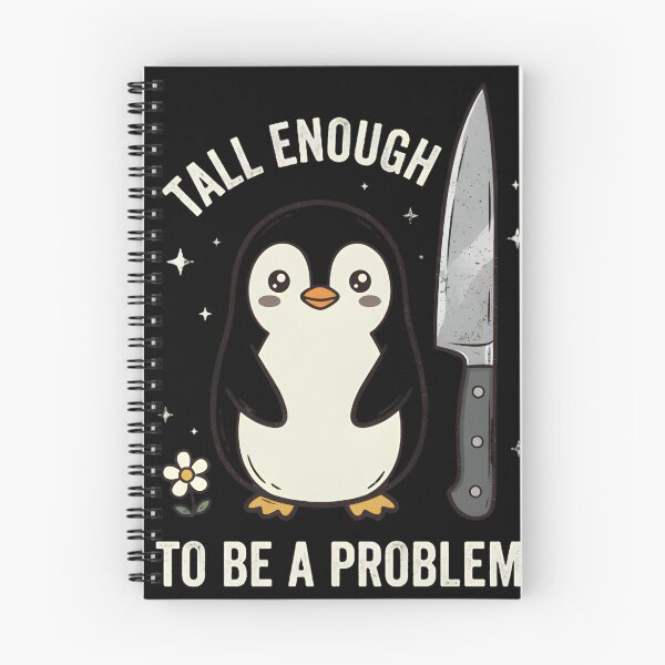 Item preview, Copy of Tall Enough To Be A Problem - Funny Penguin Knife Design designed and sold by w66aboo.