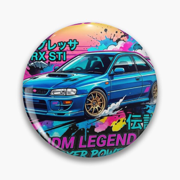 Item preview, Subaru Impreza WRX STI JDM Rally - Urban Pop Art Tee designed and sold by Karlitox1988.
