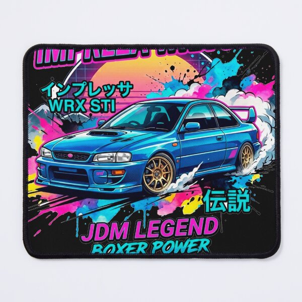 Item preview, Subaru Impreza WRX STI JDM Rally - Urban Pop Art Tee designed and sold by Karlitox1988.