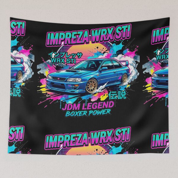 Artikelvorschau, Subaru Impreza WRX STI JDM Rally - Urban Pop Art T-Shirt entworfen und verkauft von Karlitox1988.