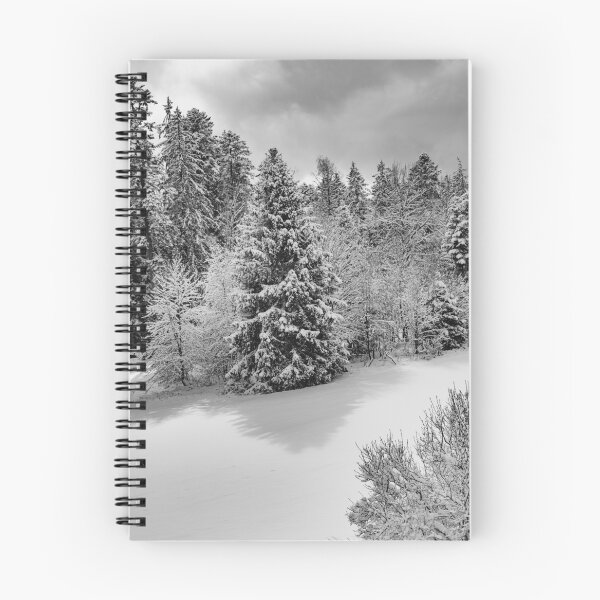 Item preview, Frosted Silence: Classic Black and White Winter Landscape designed and sold by photossmirnov.