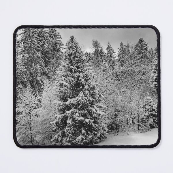 Item preview, Frosted Silence: Classic Black and White Winter Landscape designed and sold by photossmirnov.