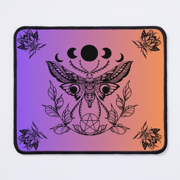 Item preview, Purple & Orange Lunar Moths Lunar Eclipes designed and sold by CursedButCute1.