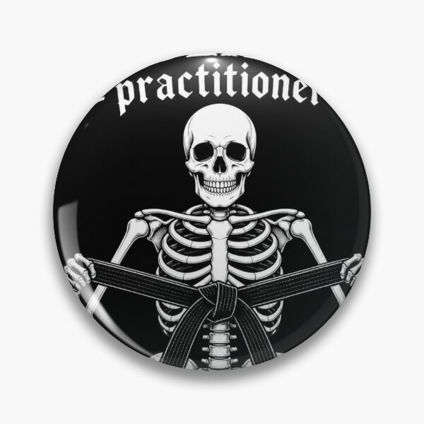 Item preview, Skeleton Lotus Pose Murder Yoga BJJ Design designed and sold by Martial-Art-23.