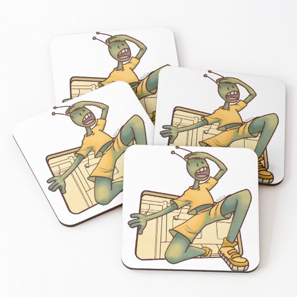 Item preview, 225- Alien in the train window -illustration- Without background designed and sold by Houst-cn.