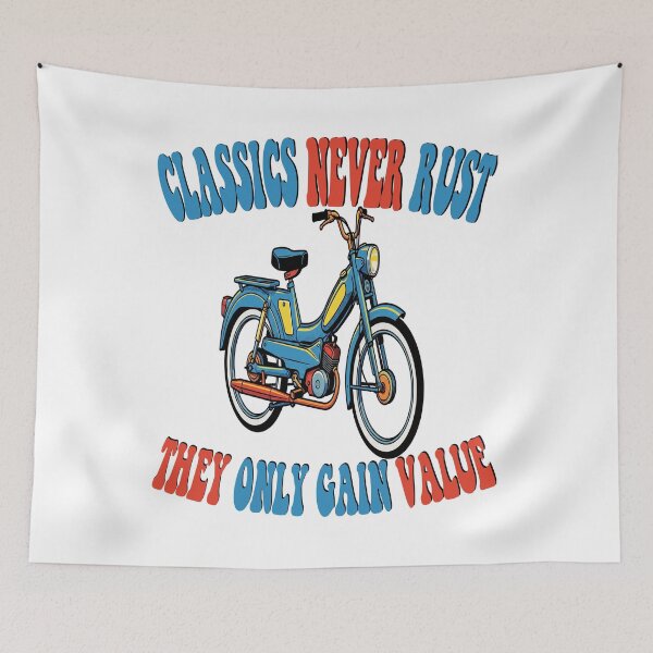 Item preview, Classics Never Rust Vintage Moped designed and sold by ilyasartist.