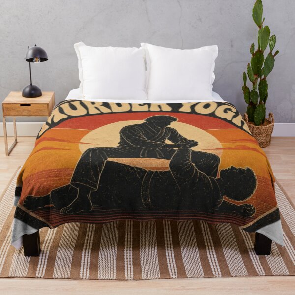Item preview, Retro Vintage Murder Yoga BJJ Grappling Art designed and sold by Martial-Art-23.