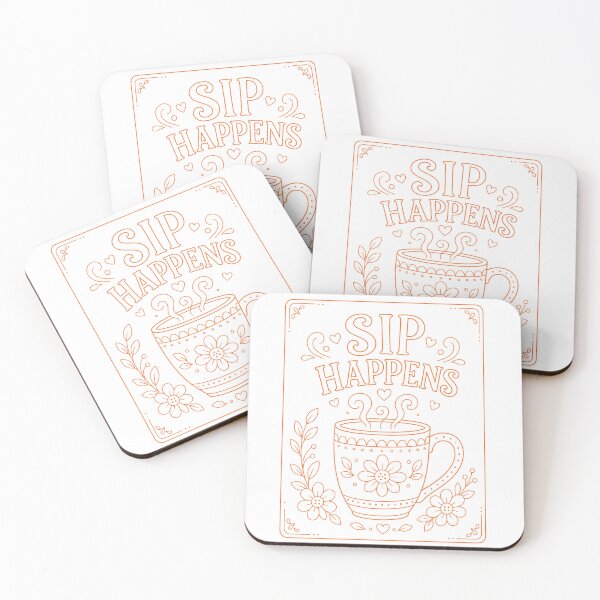 Item preview, Sip Happens Mug Orange designed and sold by SamanthaLPottery.