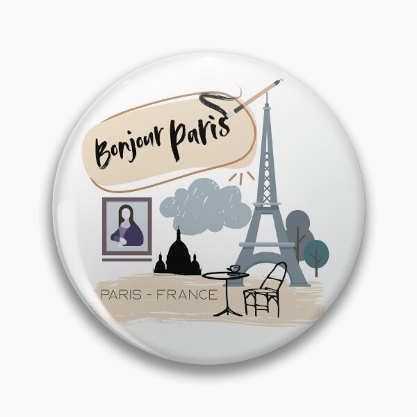 Artikelvorschau, Hallo Paris entworfen und verkauft von ImaginARTDesign.