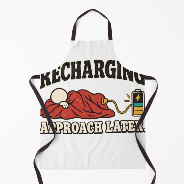 Item preview, Recharging Approach Later – Funny Introvert Design designed and sold by WakeUpByLP.