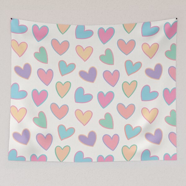 Item preview, Pastel hearts designed and sold by CreativeDraws42.