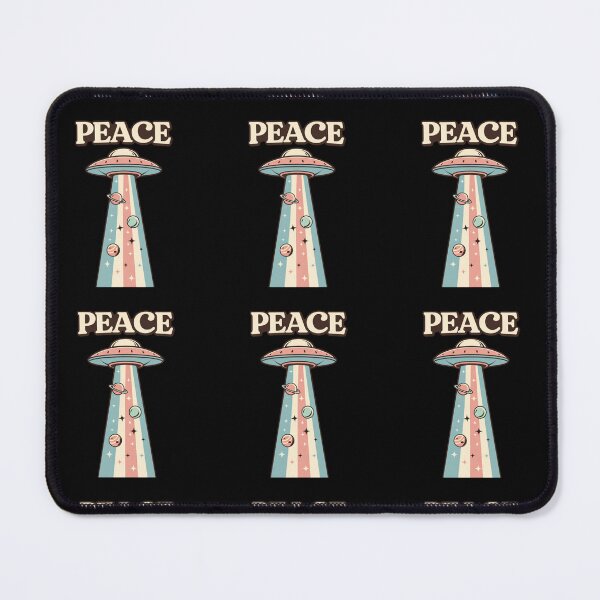 Item preview, Peace UFO Retro Beam Design designed and sold by MOCH- ART.