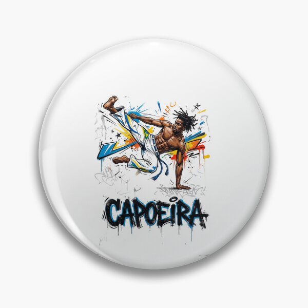 Item preview, Capoeira Fighter Graffiti Art Brazilian Martial Arts Kick designed and sold by annaarthk.