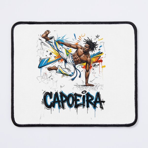 Item preview, Capoeira Fighter Graffiti Art Brazilian Martial Arts Kick designed and sold by annaarthk.