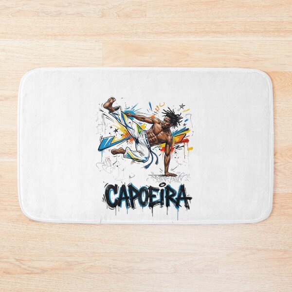 Item preview, Capoeira Fighter Graffiti Art Brazilian Martial Arts Kick designed and sold by annaarthk.