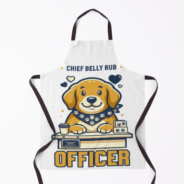 Item preview, Chief Belly Rub Officer – Funny Golden Retriever Dog Lover Design designed and sold by ClaussShop.