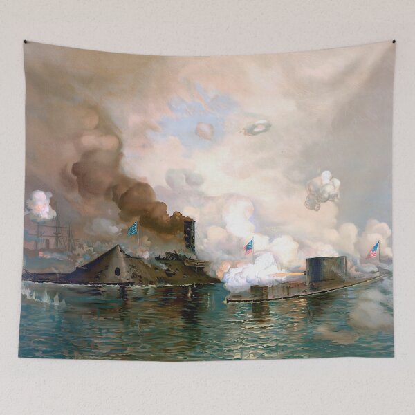 Item preview, Battle of the Monitor and Merrimac - United States Civil War designed and sold by Jon-Baran.