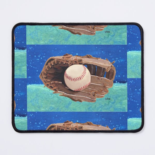Item preview, Baseball and Glove painting designed and sold by mandalafractal.