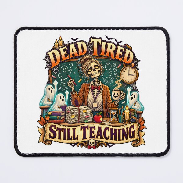 Item preview, Dead Tired Still Teaching Halloween Teacher designed and sold by FZ Designs.