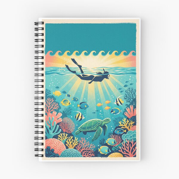 Item preview, Looe Key Snorkeling Bahia Honda State Park – Florida Keys Vintage Reef Poster designed and sold by vivid-vibes-art.