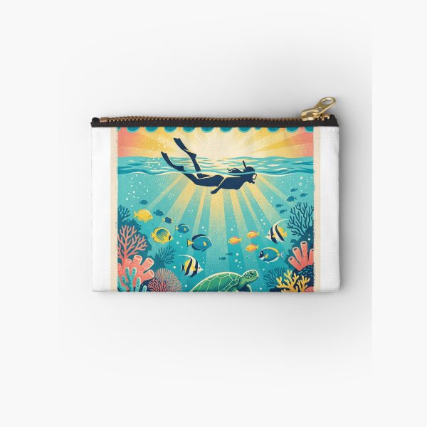Item preview, Looe Key Snorkeling Bahia Honda State Park – Florida Keys Vintage Reef Poster designed and sold by vivid-vibes-art.