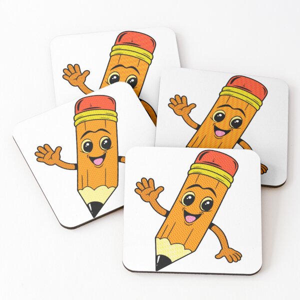 Item preview, Happy Pencil Back to School Character designed and sold by ben.comictell.