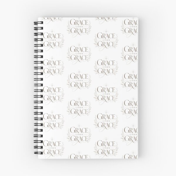 Item preview, Grace Upon Grace Feminine Christian Faith Design designed and sold by Illustrated Faith.