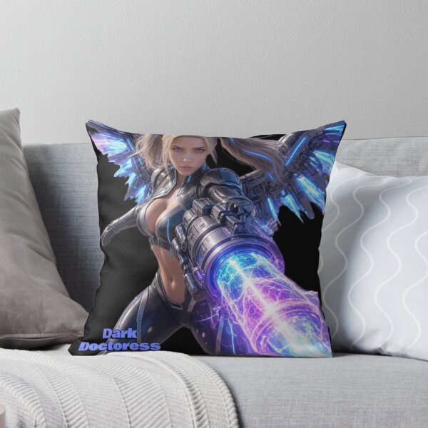 Item preview, Dark Doctoress Cyberpunk Cyber Syringe Anime Girl Art designed and sold by EvolutionMerch.