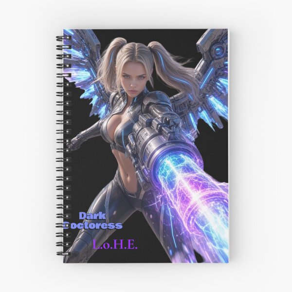 Item preview, Dark Doctoress Cyberpunk Cyber Syringe Anime Girl Art designed and sold by EvolutionMerch.